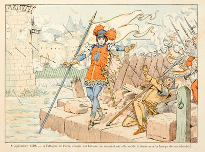Illustration taget fra bogen "" Jeanne d