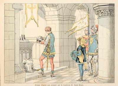 Illustration taget fra bogen "" Jeanne d