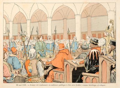 Illustration taget fra bogen "" Joan of Arc "" af Theodore Cahu og illustreret af Paul De Semant (1855-1915): 29. maj af Paul de Semant