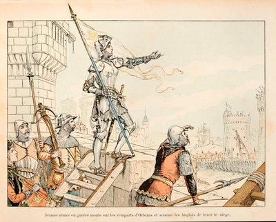 Illustration taget fra bogen "" Jeanne d