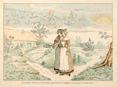 Illustration taget fra bogen "" Jeanne d