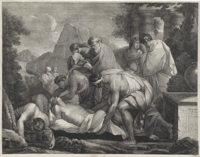 Tobit begraver de døde af Paul van Somer (II)