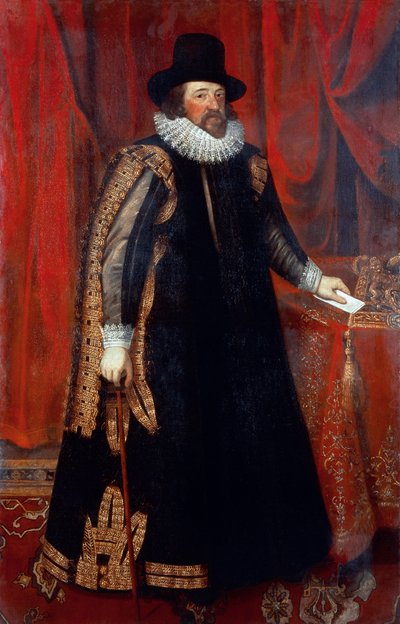 Portræt af Francis Bacon (London af Paul van Somer