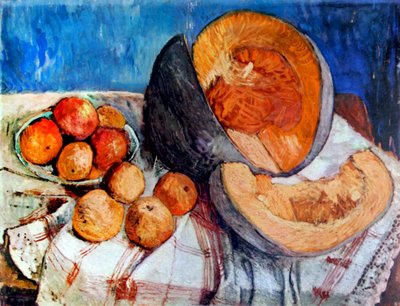 Stilleben med melon 1905 (maleri) af Paula Modersohn-Becker