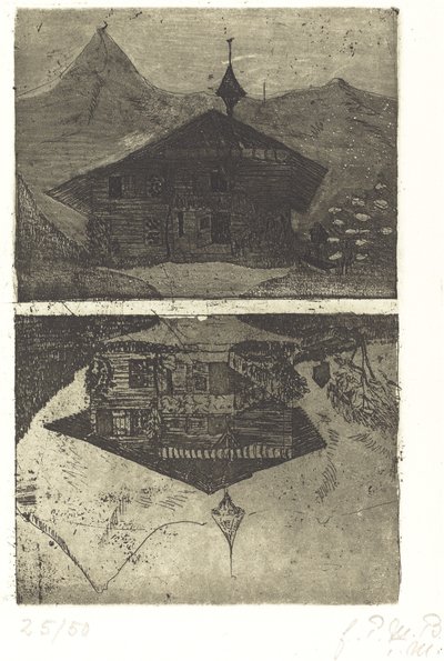 Chalet af Paula Modersohn Becker