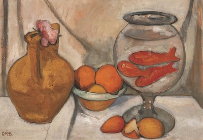 Stilleben med fiskeskål. 1906 af Paula Modersohn Becker
