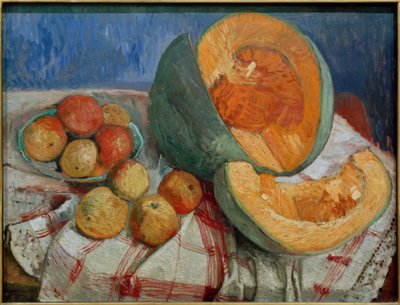 Stilleben med et græskar af Paula Modersohn Becker