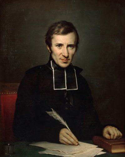 Hugues-Felicite Robert de Lamennais 1782-1854 af Paulin Guérin