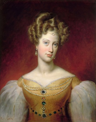 Prinsesse Caroline af Napoli og Sicilien 1798-1870, Duchesse de Berry af Paulin Guérin