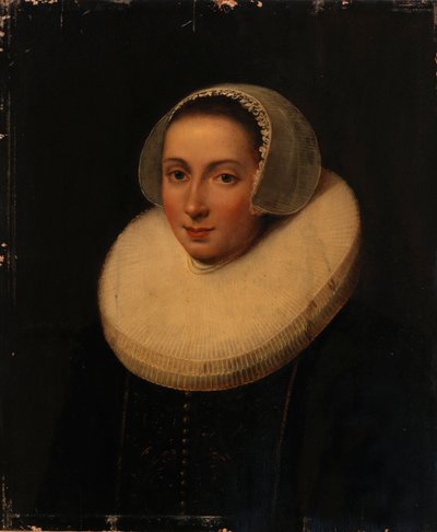 Portræt af en dame af Paulus Moreelse
