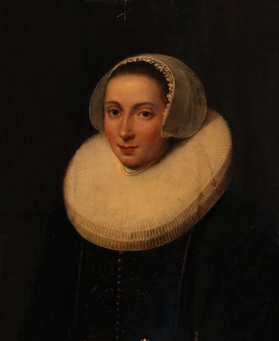 Portræt af en dame, begyndelsen af det 17. århundrede af Paulus Moreelse
