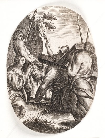 Kristus bærer korset af Paulus Pontius