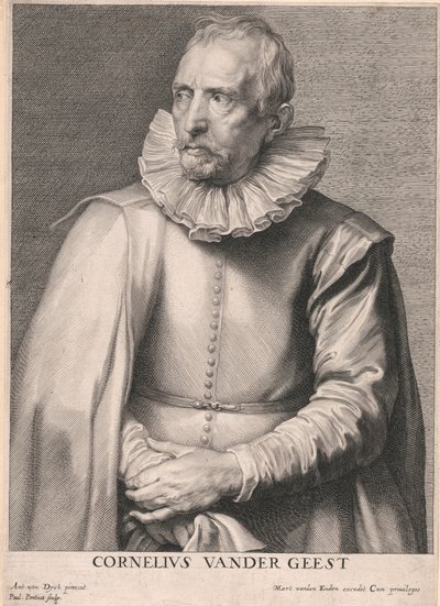Cornelius van der Geest af Paulus Pontius