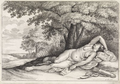 Diana als jageres af Paulus Pontius