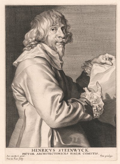 Henricus Steenwyck, Haaggrevens arkitektoniske maler af Paulus Pontius
