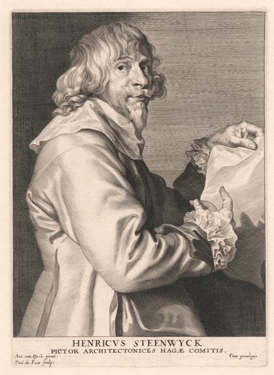 Henricus Steenwyck, Haaggrevens arkitektoniske maler af Paulus Pontius