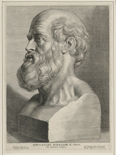 Hippokrates af Paulus Pontius