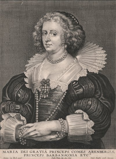 Prins Maria dei Gratia, greve af Arenberg, prins af Barbansonia osv. af Paulus Pontius