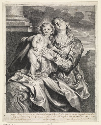 Maria med Jesusbarnet af Paulus Pontius