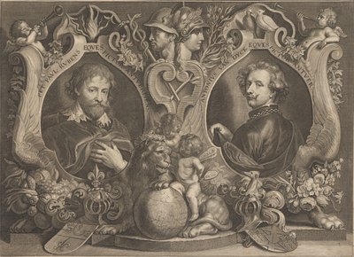 Paulus Pontius - Antonius Van Dyck Eques og Peter Paul Rubens Eques - Google Art Project af Paulus Pontius