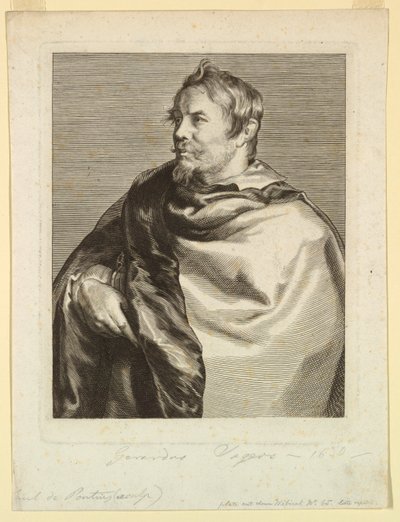Portræt af Gerard Seghers, fra Icons of Princes of Men af Paulus Pontius