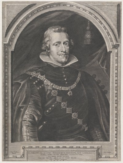 Portræt af Philip IV, 1630., 1630. af Paulus Pontius