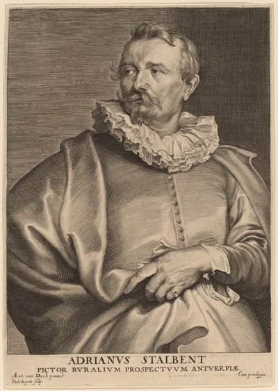 Adrian af Stalbemt af Paulus Pontius after Sir Anthony van Dyck