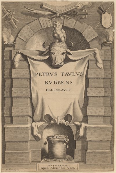 Titel side af Paulus Pontius after Sir Peter Paul Rubens