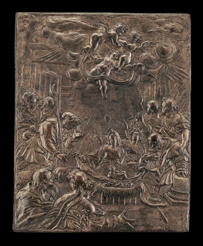 Hyrdernes tilbedelse, ca. 15901600. af Paulus van Vianen