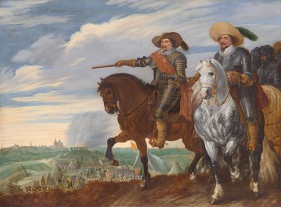 Frederik Henrik og Ernst Kasimir af Nassau-Dietz ved belejringen af 