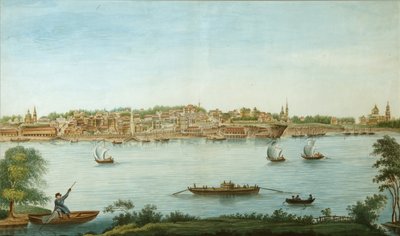 Udsigt over Perm, 1832 af Pavel Emelyanovich Razmakhnin