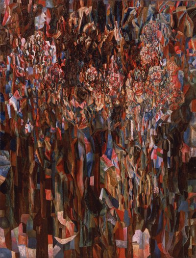 Blomster fra verdens blomstrende tid, 1915 af Pavel Nikolayevich Filonov