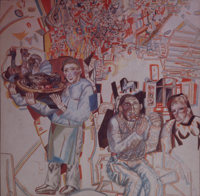 Restaurant af Pavel Nikolayevich Filonov