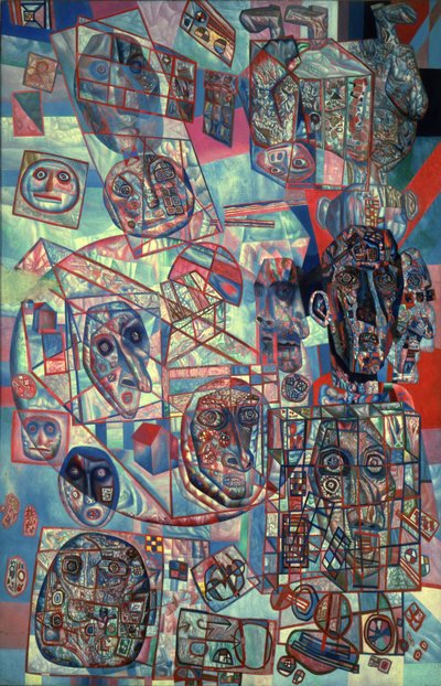 Manden i verden, 1925 af Pavel Nikolayevich Filonov