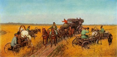 Besøger stiftet, 1885, 1965. af Pavel Osipovich Kovalevsky