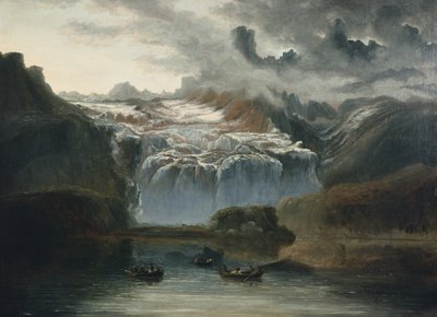 Jostedals gletscher (olie på lærred) af Peder Balke