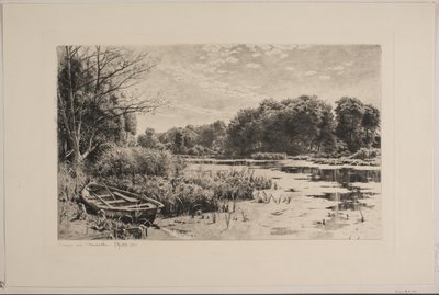 Dammen ved Strandmøllen af Peder Monsted