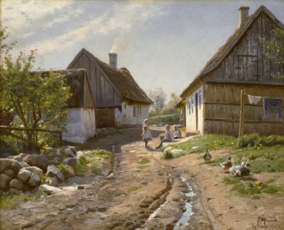 På gården af Peder Monsted