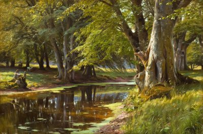 Peder Mönsted, Sommerdag ved en skovbæk af Peder Monsted