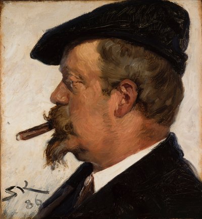 Portræt af Vilhelm Rosenstand af Peder Severin Krøyer