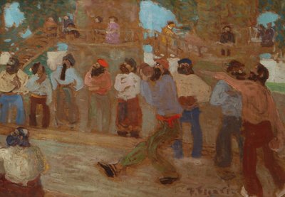 Boccia domstol af Pedro Figari