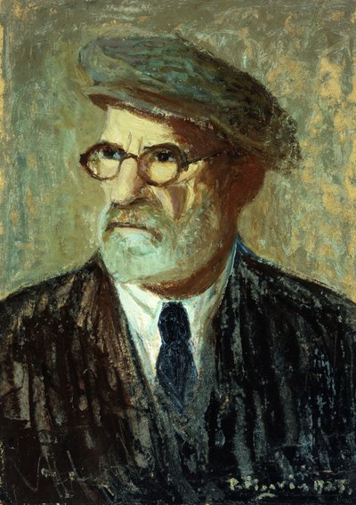Selvportræt; selvportræt af Pedro Figari