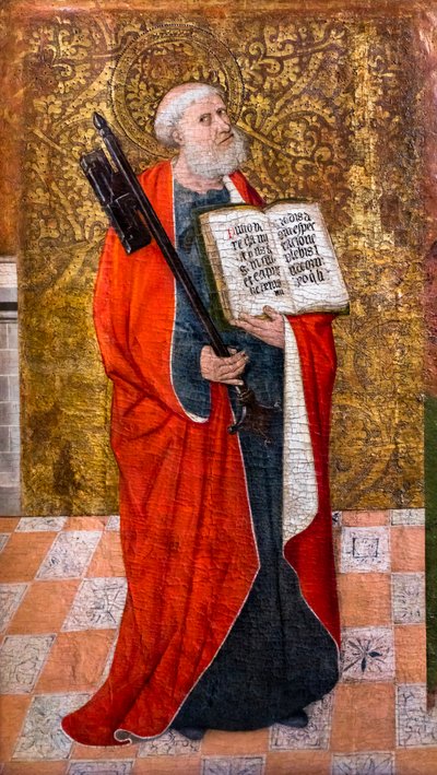 Sankt Peter (tempera på træ) af Pedro Garcia de Benabarre