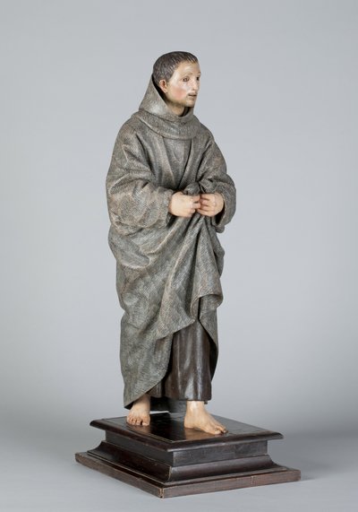 San Diego of Alcala, ca. 1665-70 (polykromt træ) af Pedro de Mena