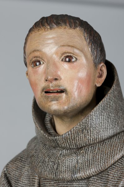 San Diego of Alcala, ca. 1665-70 (polykromt træ) af Pedro de Mena