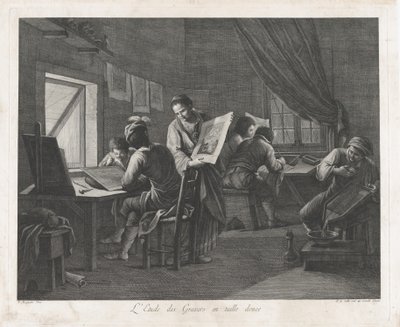 Tegneværkstedet, 1750-1800., 1750-1800. af Pellegrino dal Colle