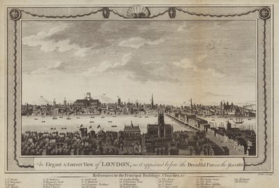 Udsigt over London af Peltro William Tomkins