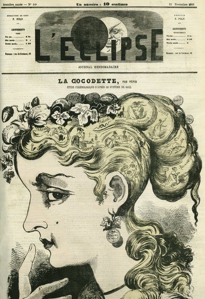 Cocodette, en undersøgelse af frenologi fra gallesystemet. Cover i "" L