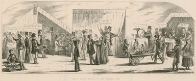 Bartholomew Fair, London: Søndag før messen, Greenwich af Percy Cruikshank