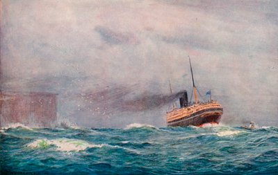A P. & O. Steamer Outward Bound, 1913 af Percy F.S. Spence
